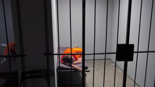 Prisoners Sleep in Their Cells alt