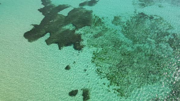 Turquoise Transparent Sea Surface