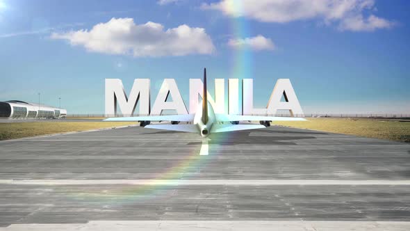 Commercial Airplane Landing Capitals And Cities   Manila