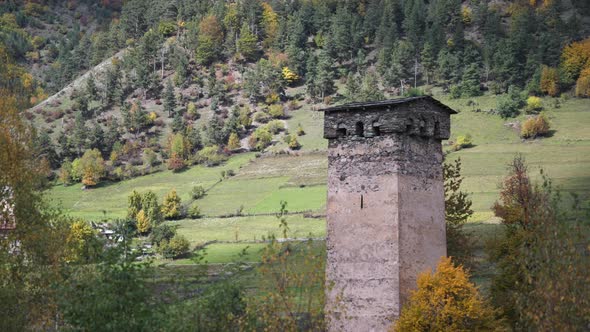 Svan Tower during autumn season