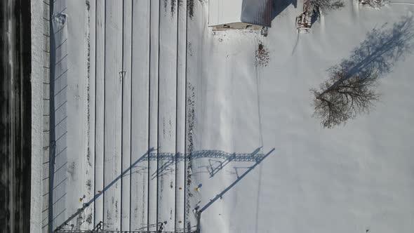 Snowy Railroad Bed alt