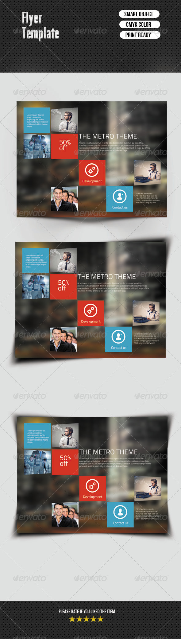 Metro Style Corporate Flyer - Corporate Flyers