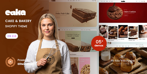 Caka - Cake & Bakery Shopify 2.0 Theme
