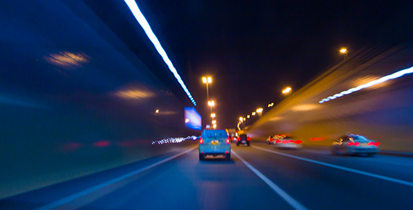 Fast City Drive in Dubai Highway