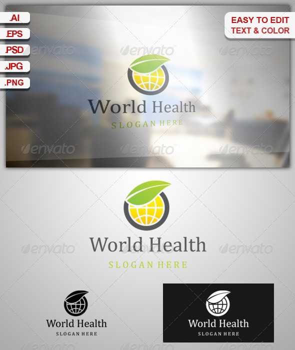 World Health - Symbols Logo Templates