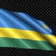 Rwanda Flag Blowing In The Wind - VideoHive Item for Sale