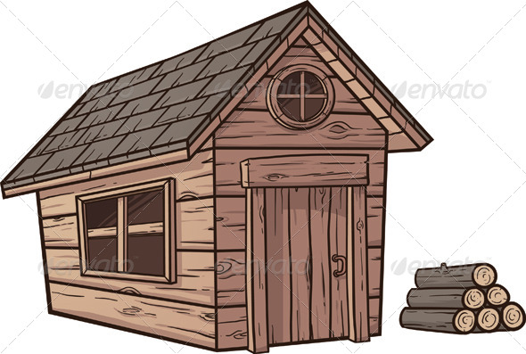 Wooden Cabin - Buildings Objects