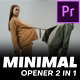 Minimal Opener 2 in 1 | Premiere Pro - VideoHive Item for Sale