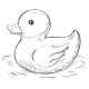 Rubber Duck For Bath, Vectors 