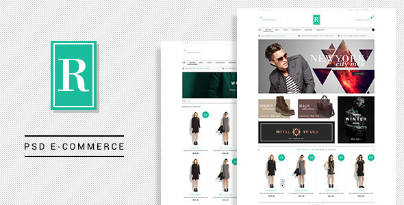 RoyalE-Commerce PSD Template - ThemeForest 6845020