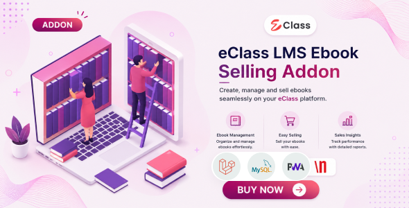 eClass LMS Ebook Selling Addon