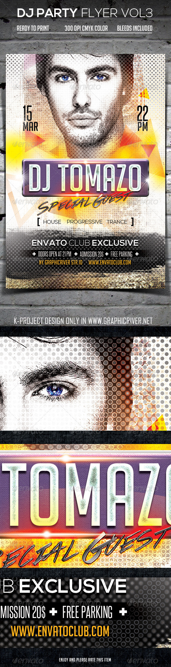 DJ Party Flyer Vol3 - Clubs & Parties Events