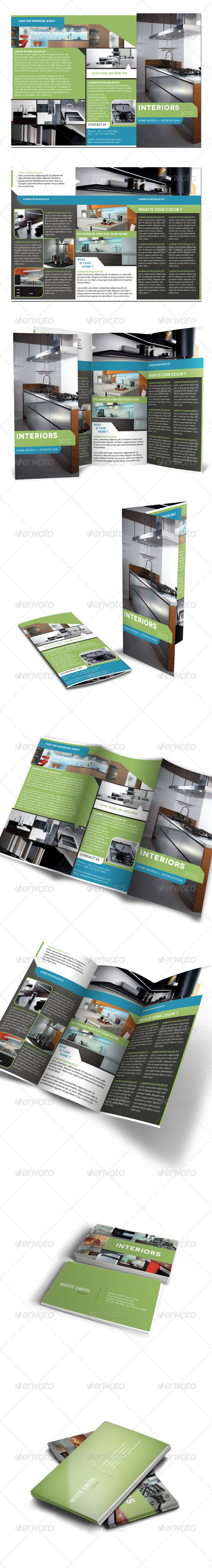 Trifold Brochure + Business Card 
