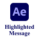 Highlighted Chat Message Highlighted Chat Message - VideoHive Item for Sale