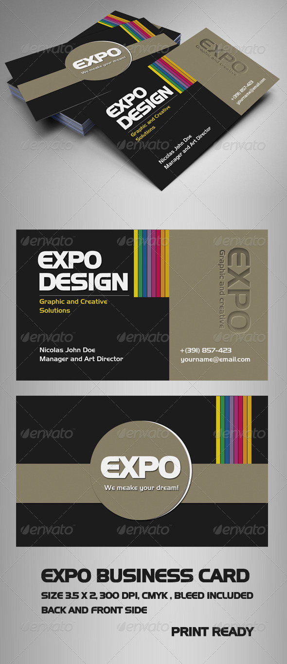 Expo Business Card - Creative Business Cards