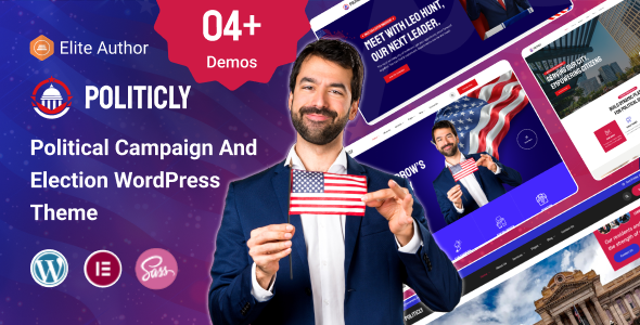 Politicly – Political Campaign & City Government WordPress Theme