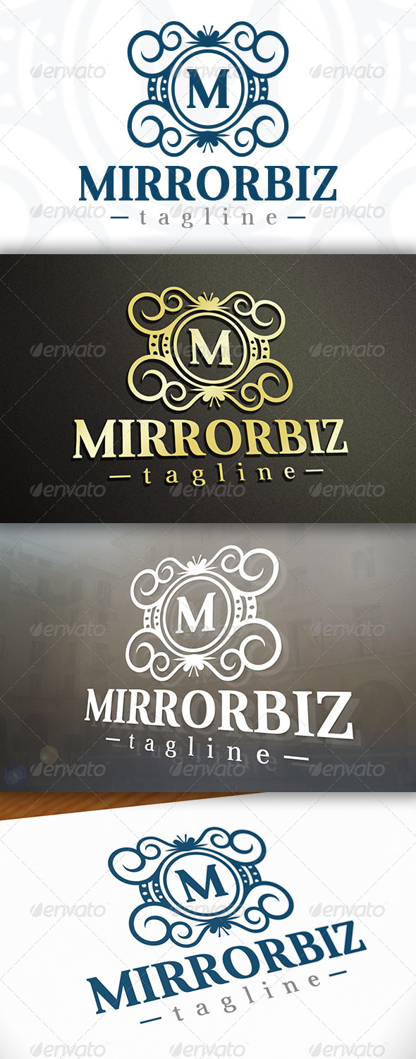 Mirror Logo - Crests Logo Templates