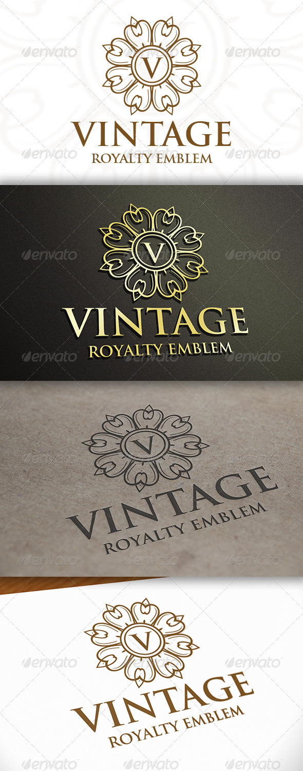 Vintage Logo - Crests Logo Templates