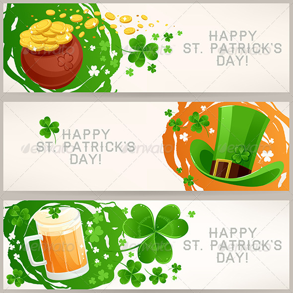 Greeting Banners to St. Patrick's Day - Miscellaneous Seasons/Holidays
