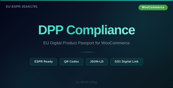 EU Digital Product Passport (ESPR) Compliance for WooCommerce