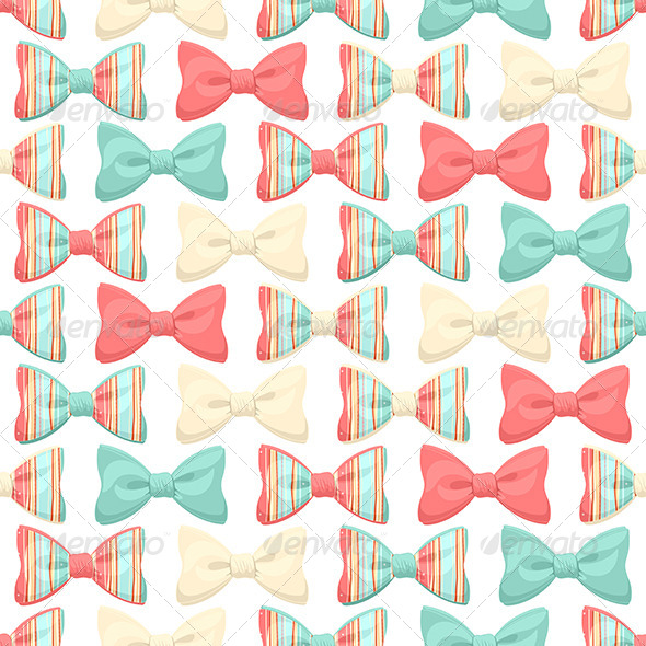 Striped Bows - Miscellaneous Vectors
