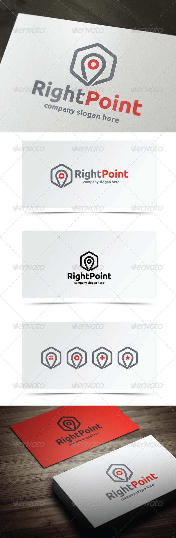 Right Point - Symbols Logo Templates