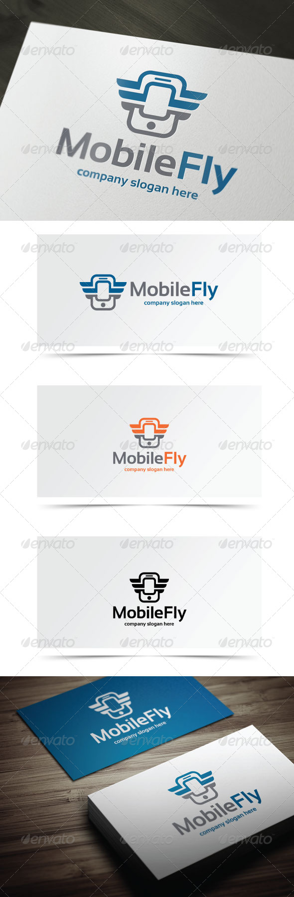 Mobile Fly - Objects Logo Templates