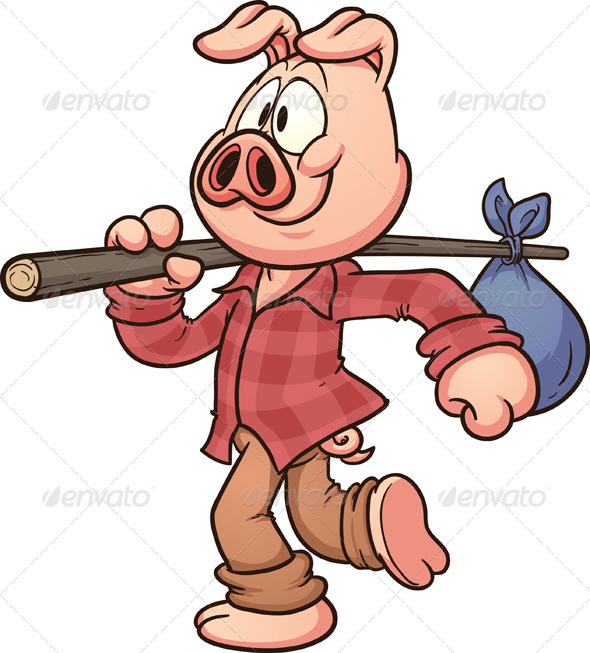 pig clip art character - photo #28