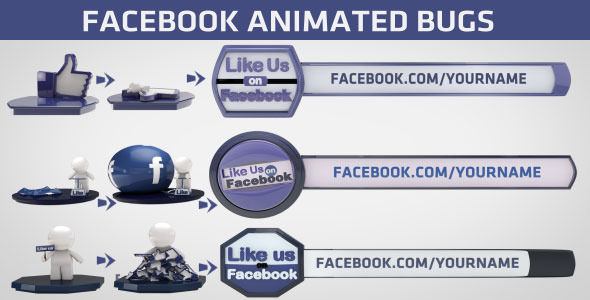 Facebook Animated Bugs