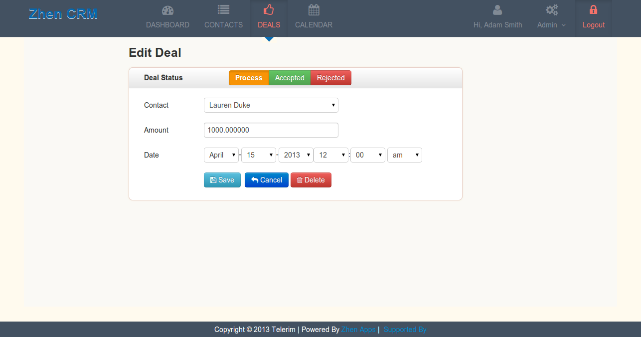 Zhen CRM by telerim | CodeCanyon