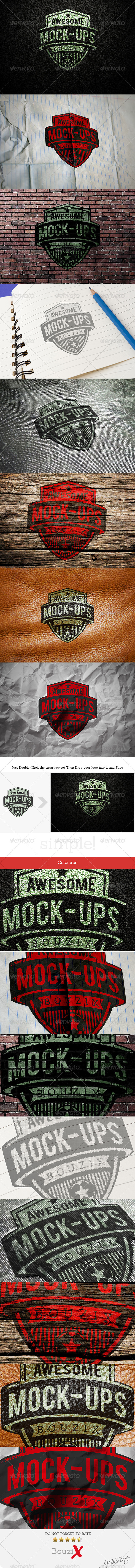 Photorealistic Logo Mockups V.1 - Logo Product Mock-Ups