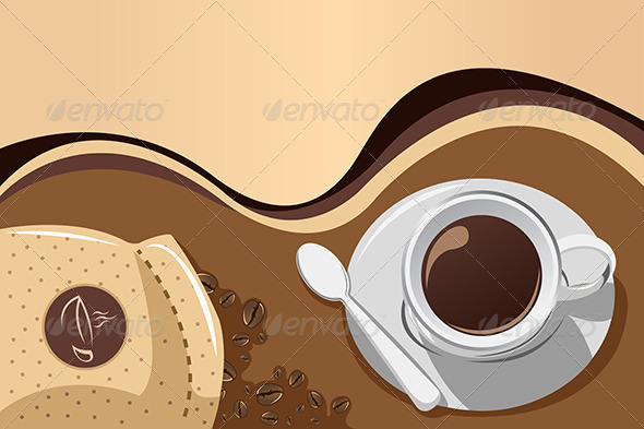 Coffee Mug Background - Backgrounds Decorative