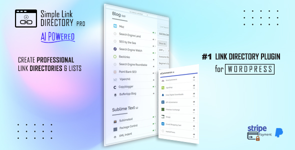 Simple Link Directory Pro - AI Powered