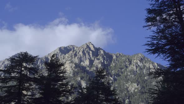 Time Lapse View of Clouds in Gangotri Himalaya India