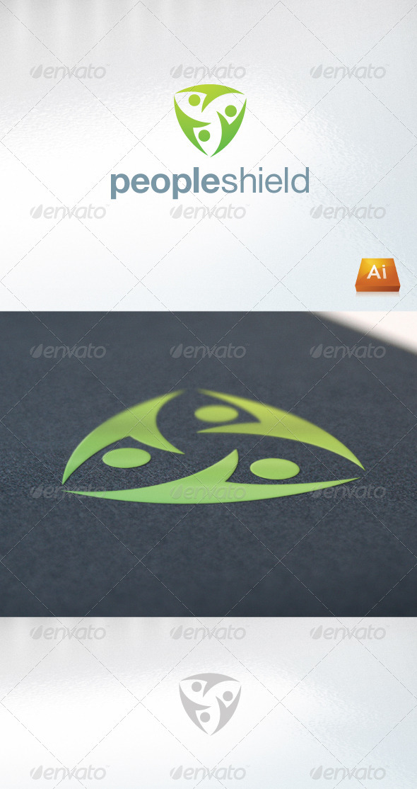 peopleshield - Humans Logo Templates