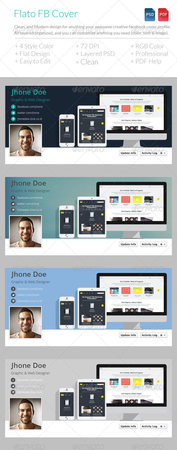 Flato Creative Facebook Cover - Facebook Timeline Covers Social Media