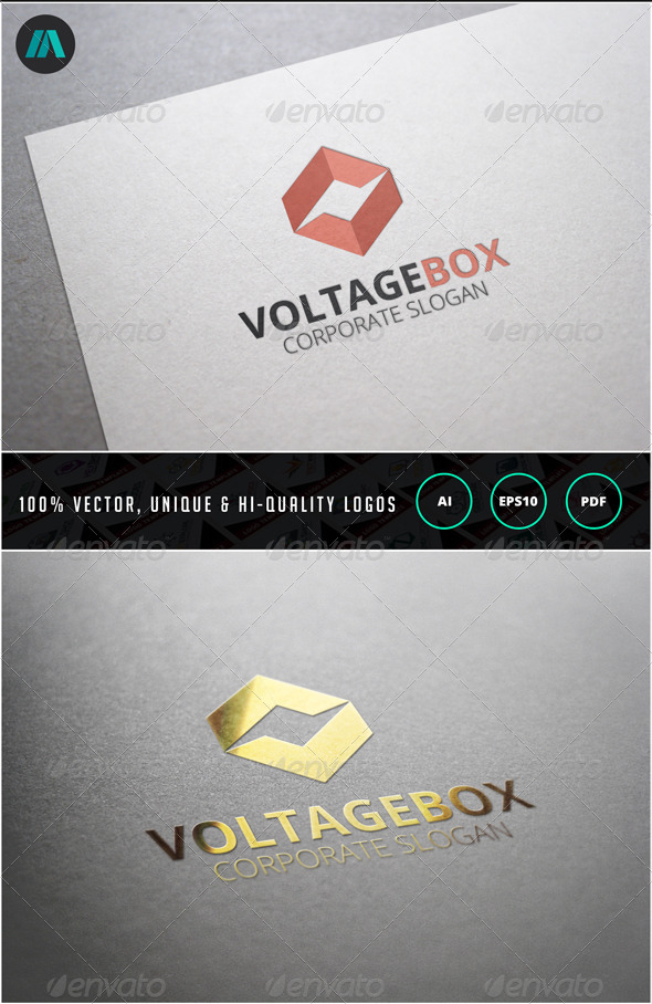 Voltage Box Logo Template - Objects Logo Templates