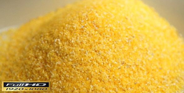 Pouring cornmeal | Full HD alt