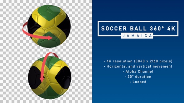 Soccer Ball 360º 4K - Jamaica