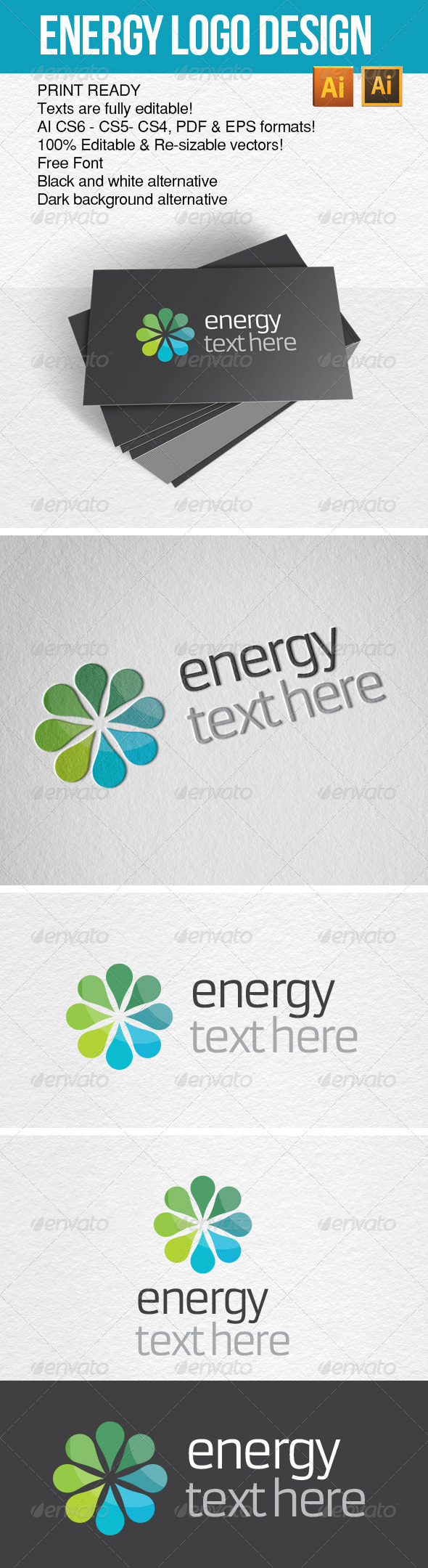 Energy Logo YMC Design - Symbols Logo Templates
