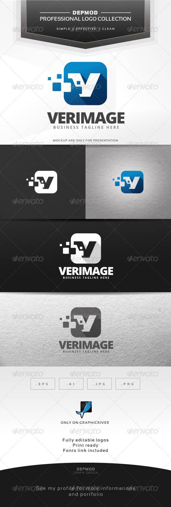 Verimage Logo - Letters Logo Templates
