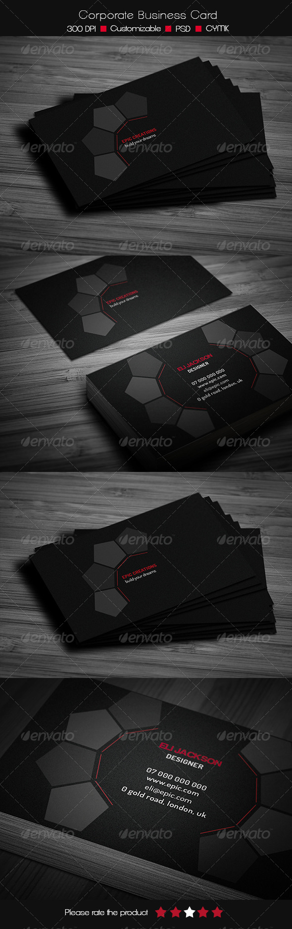 Corporate Business Card - Corporate Business Cards