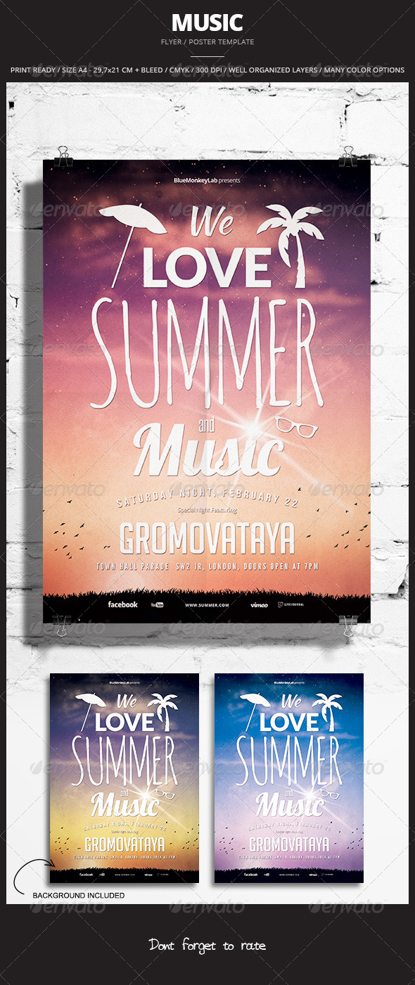Music Flyer / Poster 10 - Events Flyers