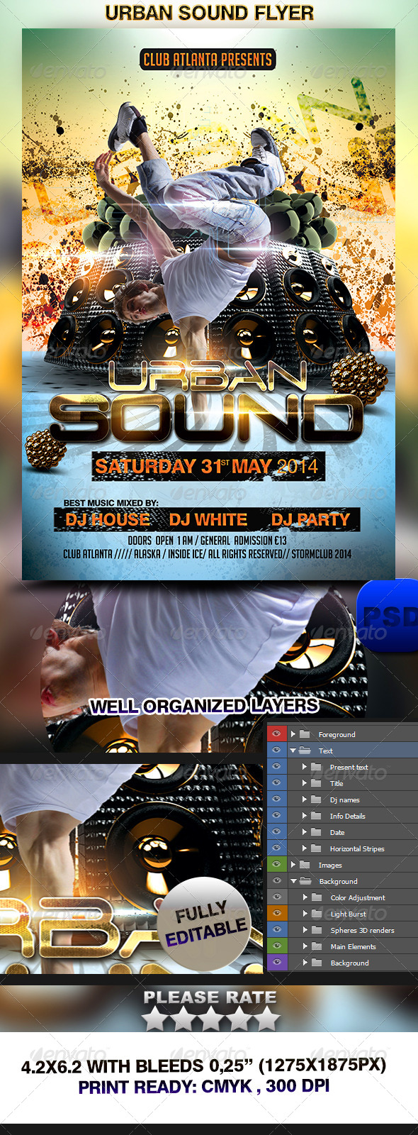 Urban Sound Flyer Template - Events Flyers
