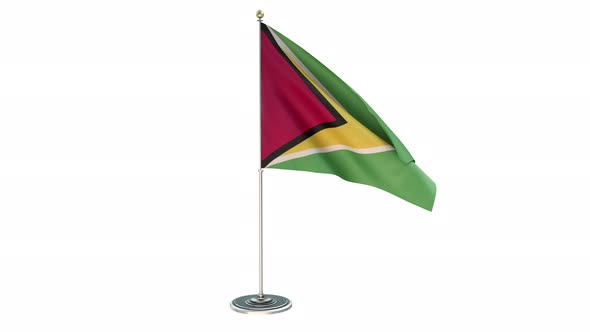 Guyana  Office Small Flag Pole