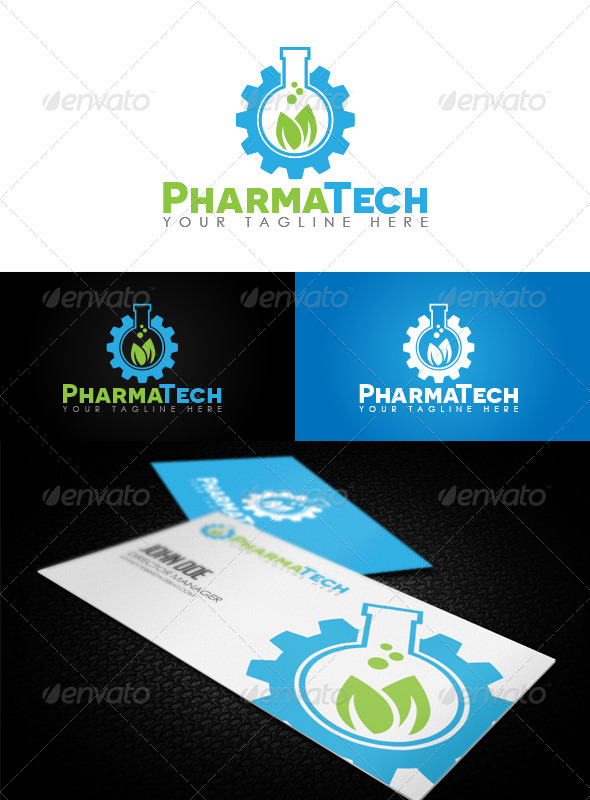 PharmaTech Logo - Nature Logo Templates