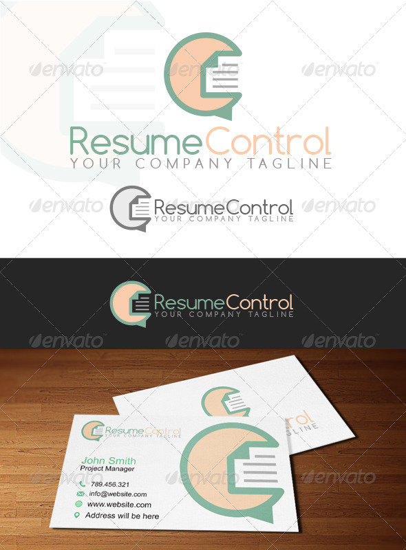 Resume Control Logo - Abstract Logo Templates
