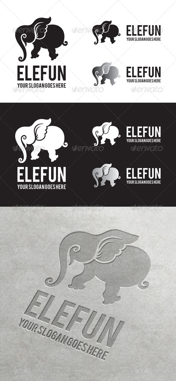 Elefun Logo - Animals Logo Templates
