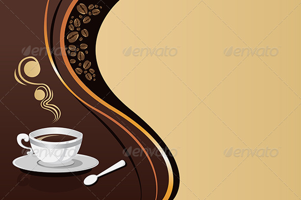 Coffee Mug Background - Backgrounds Decorative