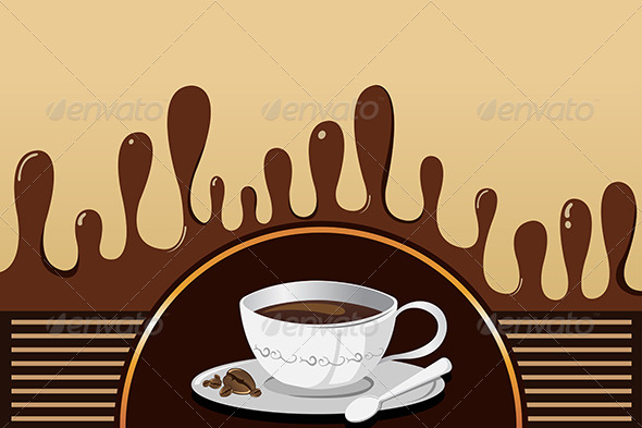 Coffee Mug Background - Backgrounds Decorative